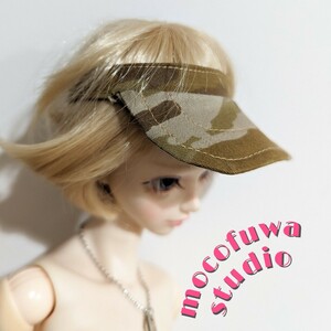 angelphilia angel philia doll エンジェルフィリア ドール用 サンバイザー 迷彩 ハンドメイド品【mocofuwastudio】