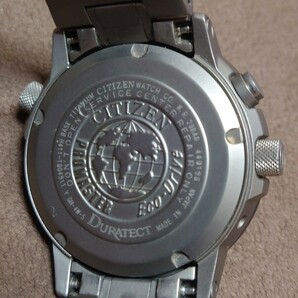 シチズン CITIZEN プロマスター スカイ 電波ソーラー H411-T004911 チタン エコドライブ 動作未確認 ジャンクの画像4