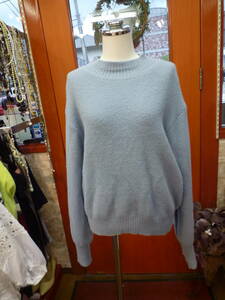 【0413-10】grove 水色セーター