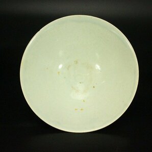 【銀閣】中国美術 白磁 碗 定窯 φ15cm 旧家蔵出(LC270)の画像3