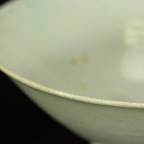 【銀閣】中国美術 白磁 碗 定窯 φ15cm 旧家蔵出(LC270)の画像5