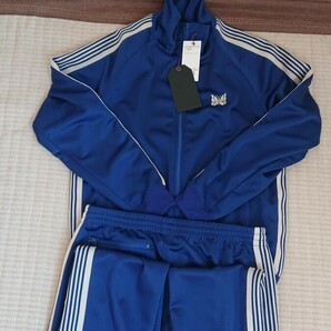 NEEDLES / TRACK JACKET - POLY SMOOTH NEEDLES / NARROW TRACK PANT - POLY SMOOTH LARGE BLUEの画像7