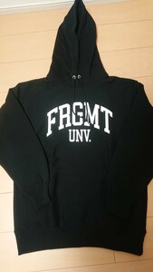 fragment design UNIVERSITY パーカー BLACK LARGE