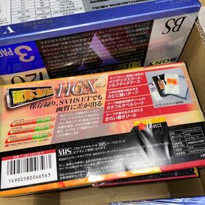 RBT414a 未使用 VHS ビデオテープ 15本まとめて SONY BS対応 120分 maxell HGX160 マクセル Fujifilm T-140 HG-Gの画像5