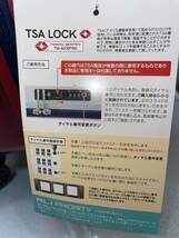 RE409a TSAロック対応 47L ラゲッジ キャリーバッグ スーツケース 赤 軽量ポリカーボネート ダイヤル鍵 トランク キャリケース レッド _画像10