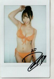 1 jpy ~[...]1of1 with autograph bikini raw Cheki 1/1 Manufacturers direct arrival IDOL cheki