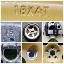 ☆品番N6435 トヨタ PCD114.3 5穴車用 スペアタイヤ 応急用タイヤ テンパータイヤ T145/70D18 ハブ径60 タイヤ外径約660ミリ １本_画像4