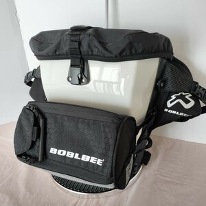 美品 BOBLBEE ボブルビー SAM サム X-CASE付属 ハードシェル ヒップバッグ ホワイト ボディバッグ BOBLBE-E バッグ ショルダーバッグ