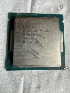 動作未確認　Intel Core i5 4670 SR14D 3.4GHz