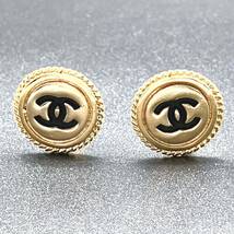 1円~/CHANEL/シャネル/ココマーク/イヤリング/アクセサリー/ゴールド/レディース/ゴールドカラー/現状品/鑑定済み/ジャンク/KY78_画像1