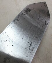 ★95781 張通鏝 張通し鏝 コテ こて 半焼 鏝の長さ270mm 幅6.5cm 高さ7cm 全長44.5cm 長期保管品 未使用 ★_画像4