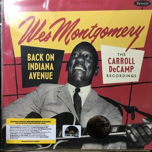 ★WES MONTGOMERY/BACK ON INDIANA AVENUE レコードストアデイ 2019 限定盤 新品2枚組 シリアルナンバー入り ウェス・モンゴメリー