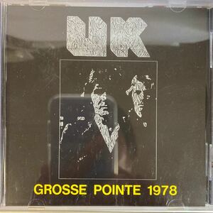 ★UK/GROSSE POINTE 1978 新品プレスCD エディ・ジョブソン ジョン・ウェットン ビル・ブラッフォード アラン・ホールズワース