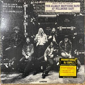 US-Original/Promo Copy (White Label, Promo Shicker, Hype-Shicker/2LP W/CS Beauty ★ Бэнда Allman Brothers/At Fillmore East