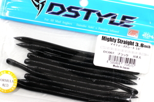 ★DSTYLE ディスタイル Mighty Straight マイティーストレート 3.8inch #DC007 ブラック★