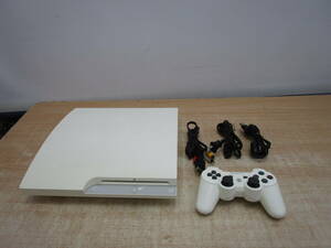 Ｎ678★SONY ソニー PlayStation3 PS3 本体 クラシックホワイト CECH-3000A★稼働中古品