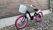 子ども用　自転車　18インチ　補助輪付き　長野県_画像1