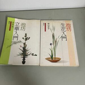 2冊セット●池坊入門シリーズ 池坊立 華入門 中村亮一 / 池坊 生花入門　横山夢草 昭和52年 講談社●A3882-8