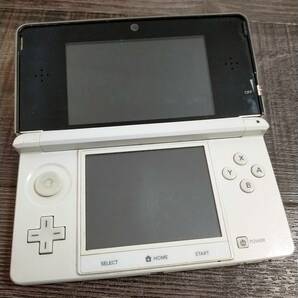3ds 本体 アイスホワイト 白 NINTENDO 3DS 中古 任天堂 送料無料 【ジャンク】 04261の画像3