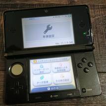 3ds 本体 コスモブラック 黒 NINTENDO 3DS 中古 任天堂 送料無料 動作確認◎ 04291_画像3