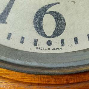 吉海A72 戦前時計 丸形 アンティーク 希少品 インテリア 動作未確認 アンティーク時計の画像4