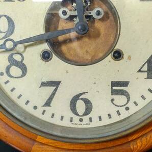 吉海A72 戦前時計 丸形 アンティーク 希少品 インテリア 動作未確認 アンティーク時計の画像3