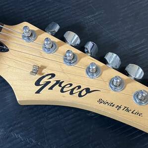 吉斉A21 Greco グレコ エレキギター Spirit of The Live ストラトタイプ 弦張替え済み 比較的美品 ソフトケース付きの画像7