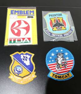 usF-055/希少！/航空機ワッペン/EMBLEM/エンブレム/TDA/PHANTOM/BLUEANGELS/TOMCAT/USA/アメリカ/現状品/保管品