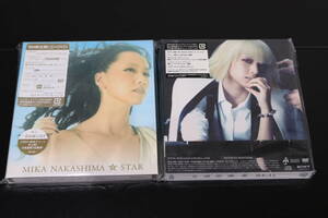 usF-066/MIKANAKASHIMA/中島美嘉/STAR/CD+DVD/REAL/セット売り/現状品/保管品/邦楽/初回限定盤