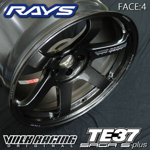 送料無料 在庫有 レクサス RCF GSF RAYS レイズ VOLK RACING TE37 SAGA S-plus MM カラー 9.5J +35 10.5 +30 5穴 PCD114.3 4本の画像3