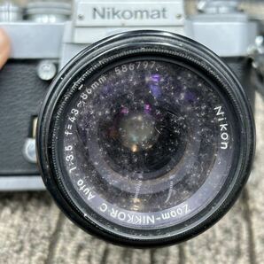 ０４１４Ａ Nikomat EL Nikon ニコン ニコマート フィルムカメラ / Nikon ニコン Zoom-Nikkor.C Auto 43-86mm F3.5の画像2