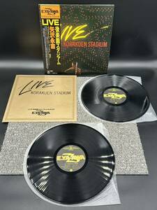 ２５０５　レコード　ＬＰ　帯付/2枚組「矢沢永吉 / LIVE 後楽園スタジアム / 40AH-645~646」