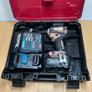 マキタ makita 充電式インパクトドライバ TD001GRDX 40Vmax/2.5Ah バッテリー1個 中古良品！【送料無料♪】の画像1