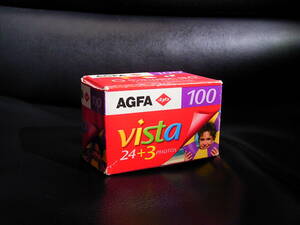 ロモグラファーのフィルム AGFA アグファ100 vista 24+3/100 未開封 期限切れ Made in Germany LOMO LOMOGRAPHY 