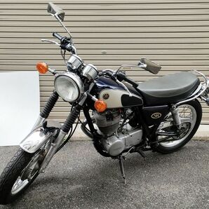 京都発 ヤマハ SR400 紺 1995年式 実働 書類付 走行不明 ほぼノーマル 1JR 2H6 YAMAHA◆バイク 純正 カスタム ベース ドラム カフェの画像4