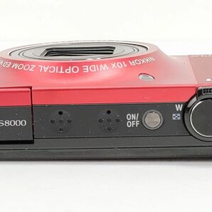 6 ニコン S 8000 クール ピクス コンパクト デジタル カメラ NIKKOR 10x WIDE 54 mm レンズ フラッシュ レッド ジャンク COOLPIX Nikon◆の画像6