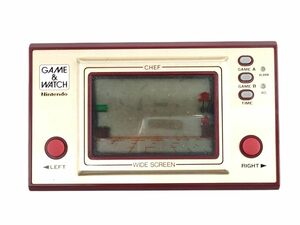 6L 任天堂 FP 24 ゲーム ウォッチ シェフ ワイド スクリーン 通電 動作確認済 CHEF GAME WATCH ニンテンドー Nintendo◆昭和 レトロ 当時物