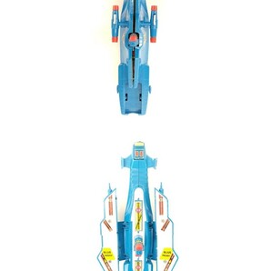 6 野村トーイ 宇宙空母 ブルーノア BLUE NOAH◆昭和 レトロ 当時物 超合金 希少 レア フィギュア SF アニメ ゴドム 西崎義展 THUNDERSUBの画像4