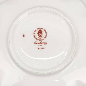 8 ロイヤルクラウンダービー ロンバディー カップ＆ソーサー 6客 セット Lombardy Royal Crown Derby◆コーヒー ティー 洋食器 C&S 茶 杯の画像8