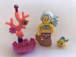 【LEGO】 レゴ 海の中セット 人魚 フランダー ミニフィグ 人形 リトルマーメイド おもちゃ 知育玩具 ブロック ブリック サンゴ 貝