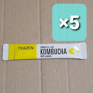 TEAZEN чай zen темно синий b коричневый лимон тест 5g ×5шт.