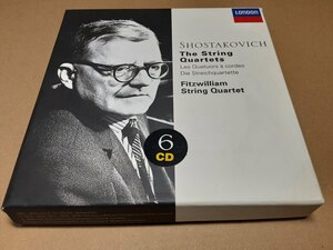 6ｃｄ　ショスタコーヴィチ　弦楽四重奏曲全集　フィッツウィリアム四重奏団