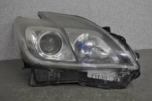 プリウス S 後期(ZVW30) 純正 コイト 破損無 動作保証 右 ヘッドライト HID バラスト レベライザー付 キセノン 47-52 81110-47411 s011727