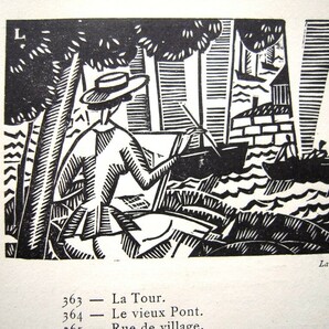 「オリジナル木版画協会 第2回展 1922.1」J-E.ラブルール他木版24点収録 貴重な資料です！ la Societe de la Gravure sur Bois Originale の画像3
