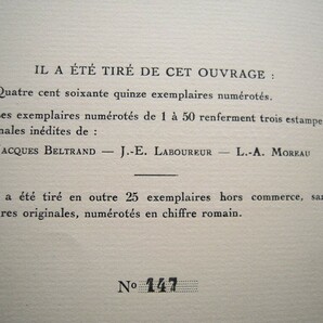 『オリジナル版画に関する4つの話 Quatre Entretiens sur la Gravure Originale』限475 1938」J.-E.ラブルール他の画像2