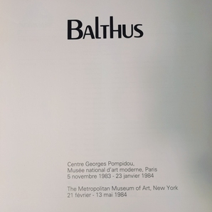 「BALTHUS バルテュス展 1983 ポンピドー・センター」 渋い図録です！の画像2