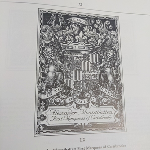 「英国王室と関連家系の蔵書票 ブライアン・ノース・リー British royal bookplates and ex-libris of related families Brian North Lee Sの画像6