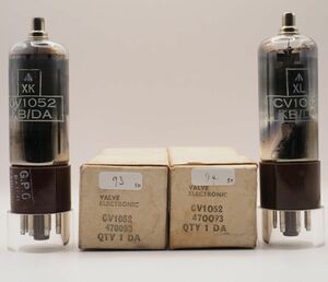 ■EL32/CV1052/VT52 Valve Electronic/Mullard 未使用測定済 元箱入 2本