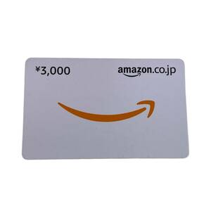 【未使用品】 Amazon gift アマゾンギフトカード 3000円 アマゾンギフト アマギフ N4-161RF