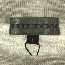 ◆未使用品◆HILTON ヒルトン クルーネックセーター トガニット カシミヤ 2022年モデル TGFC01 Lサイズ グレー R58919NSD_画像4